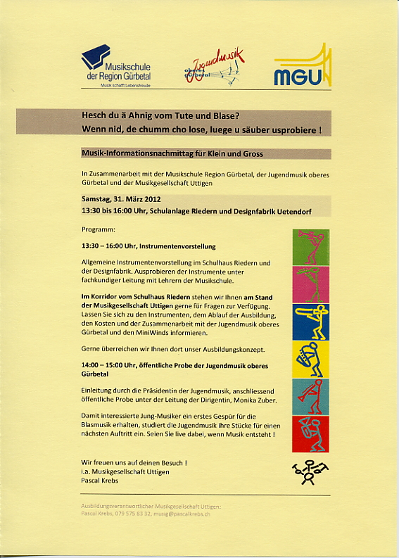 2012.03.31 MG Uttigen Gemeinschaftskonzert 2012 Flyer
