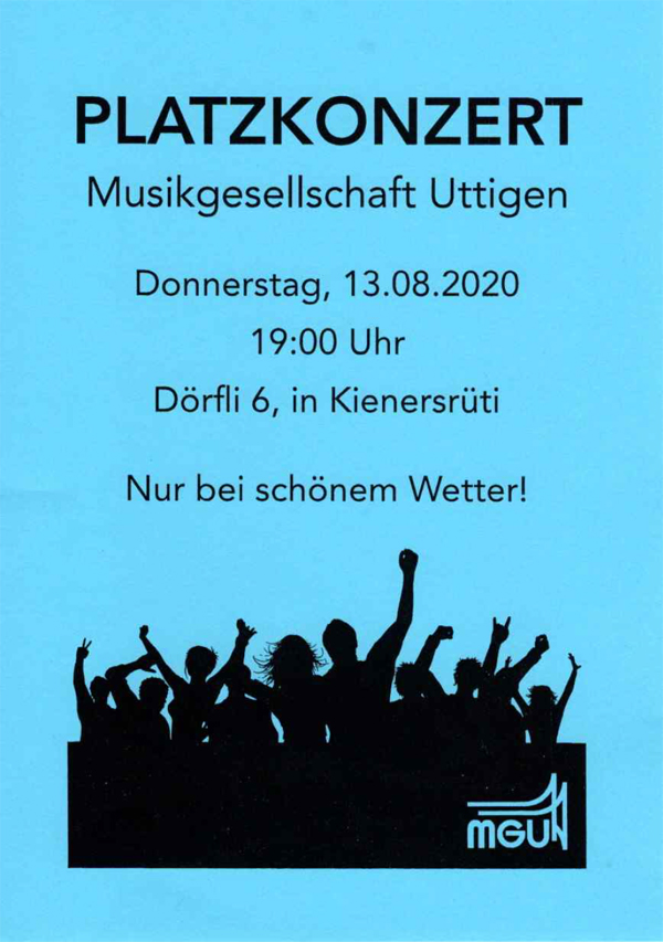 2020.08.13 Flyer Platzkonzert Ofenhaus Kienersrüti